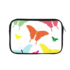 Beautiful Colorful Polka Dot Butterflies Clipart Apple Macbook Pro 13  Zipper Case by BangZart