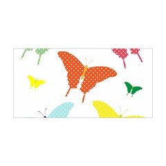 Beautiful Colorful Polka Dot Butterflies Clipart Yoga Headband by BangZart