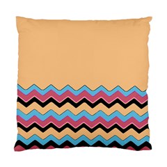 Chevrons Patterns Colorful Stripes Standard Cushion Case (one Side)