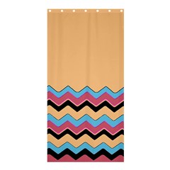 Chevrons Patterns Colorful Stripes Shower Curtain 36  X 72  (stall)  by BangZart