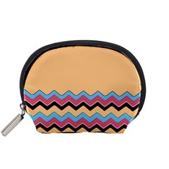 Chevrons Patterns Colorful Stripes Accessory Pouches (small)  by BangZart