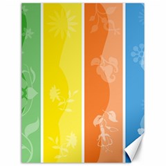 Floral Colorful Seasonal Banners Canvas 12  X 16   by BangZart