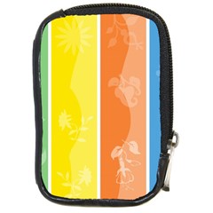 Floral Colorful Seasonal Banners Compact Camera Cases