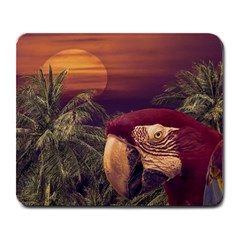 Tropical Style Collage Design Poster Large Mousepads by dflcprints