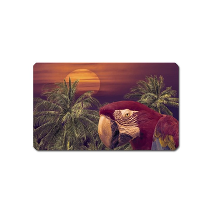 Tropical Style Collage Design Poster Magnet (Name Card)