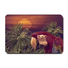 Tropical Style Collage Design Poster Small Doormat  by dflcprints