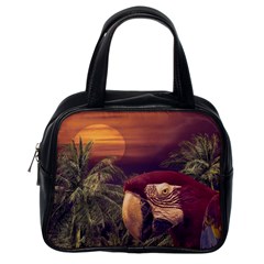 Tropical Style Collage Design Poster Classic Handbags (one Side) by dflcprints