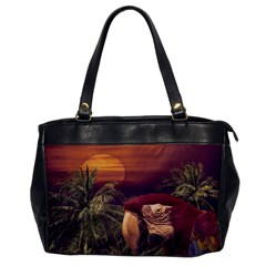 Tropical Style Collage Design Poster Office Handbags by dflcprints