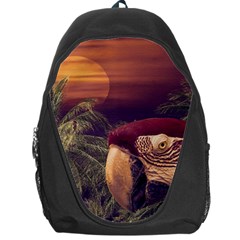 Tropical Style Collage Design Poster Backpack Bag by dflcprints