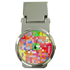 Abstract Polka Dot Pattern Money Clip Watches by BangZart