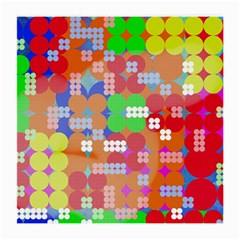 Abstract Polka Dot Pattern Medium Glasses Cloth by BangZart