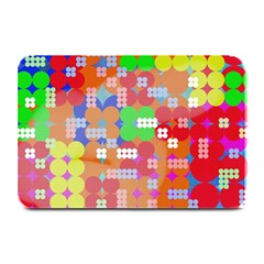 Abstract Polka Dot Pattern Plate Mats by BangZart