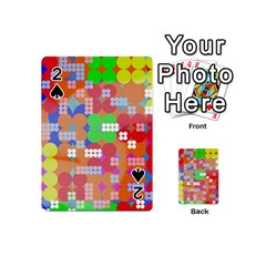 Abstract Polka Dot Pattern Playing Cards 54 (mini)  by BangZart