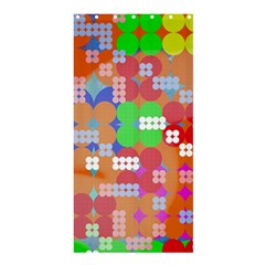 Abstract Polka Dot Pattern Shower Curtain 36  X 72  (stall)  by BangZart