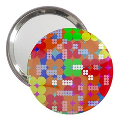 Abstract Polka Dot Pattern 3  Handbag Mirrors by BangZart