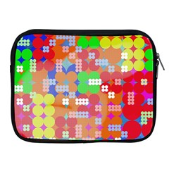 Abstract Polka Dot Pattern Apple Ipad 2/3/4 Zipper Cases by BangZart