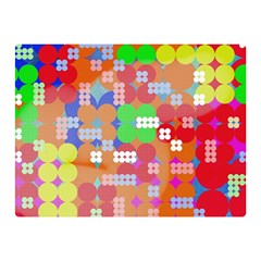 Abstract Polka Dot Pattern Double Sided Flano Blanket (mini)  by BangZart