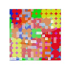 Abstract Polka Dot Pattern Small Satin Scarf (square) by BangZart