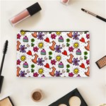 Cute Doodle Wallpaper Pattern Cosmetic Bag (Medium)  Front