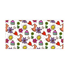 Cute Doodle Wallpaper Pattern Yoga Headband by BangZart