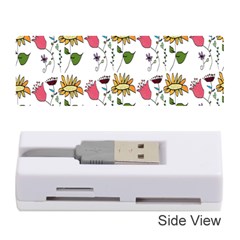 Handmade Pattern With Crazy Flowers Memory Card Reader (stick)  by BangZart