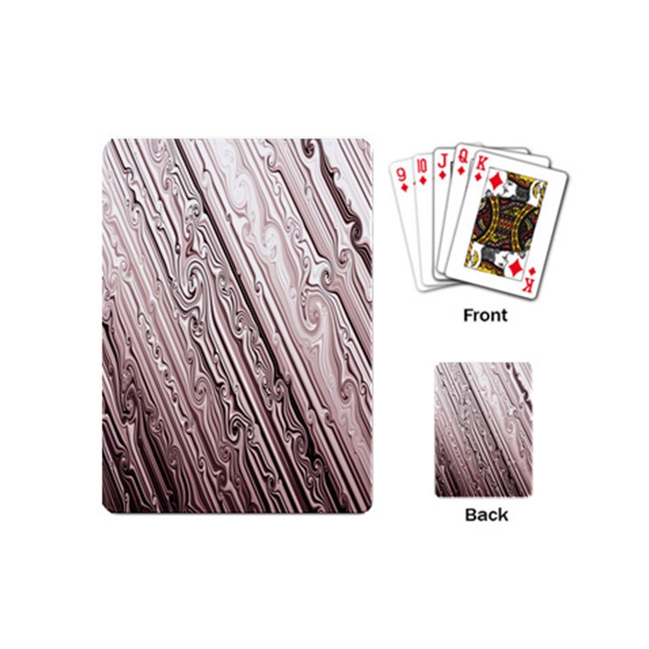 Vintage Pattern Background Wallpaper Playing Cards (Mini) 