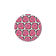 Wheel Stones Pink Pattern Abstract Background Golf Ball Marker (4 Pack) by BangZart