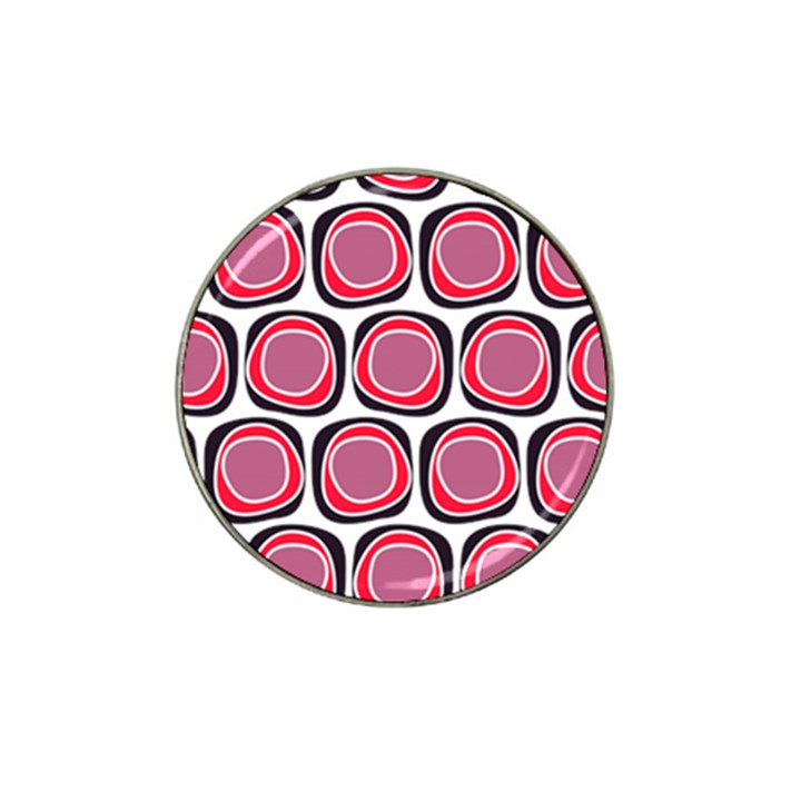 Wheel Stones Pink Pattern Abstract Background Hat Clip Ball Marker (10 pack)