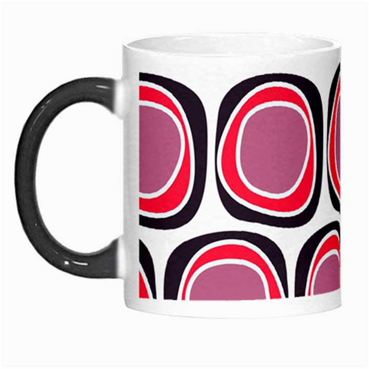 Wheel Stones Pink Pattern Abstract Background Morph Mugs