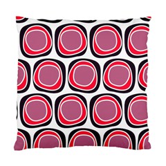 Wheel Stones Pink Pattern Abstract Background Standard Cushion Case (one Side) by BangZart