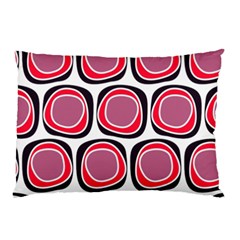 Wheel Stones Pink Pattern Abstract Background Pillow Case by BangZart