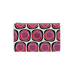 Wheel Stones Pink Pattern Abstract Background Cosmetic Bag (small)  by BangZart