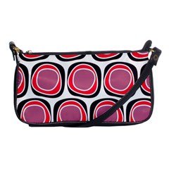 Wheel Stones Pink Pattern Abstract Background Shoulder Clutch Bags by BangZart