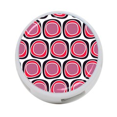 Wheel Stones Pink Pattern Abstract Background 4-port Usb Hub (one Side) by BangZart