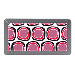 Wheel Stones Pink Pattern Abstract Background Memory Card Reader (mini) by BangZart