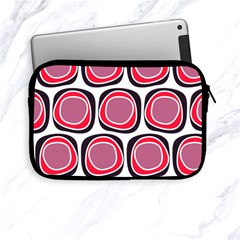 Wheel Stones Pink Pattern Abstract Background Apple Ipad Mini Zipper Cases by BangZart