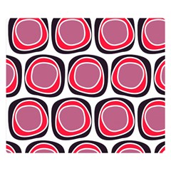 Wheel Stones Pink Pattern Abstract Background Double Sided Flano Blanket (small)  by BangZart