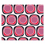 Wheel Stones Pink Pattern Abstract Background Double Sided Flano Blanket (Small)  50 x40  Blanket Front