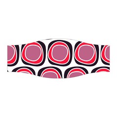 Wheel Stones Pink Pattern Abstract Background Stretchable Headband by BangZart