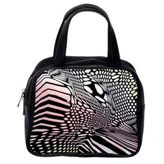 Abstract Fauna Pattern When Zebra And Giraffe Melt Together Classic Handbags (one Side) by BangZart