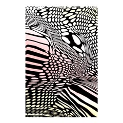 Abstract Fauna Pattern When Zebra And Giraffe Melt Together Shower Curtain 48  X 72  (small)  by BangZart