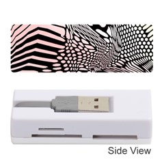 Abstract Fauna Pattern When Zebra And Giraffe Melt Together Memory Card Reader (stick)  by BangZart