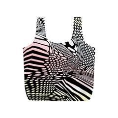 Abstract Fauna Pattern When Zebra And Giraffe Melt Together Full Print Recycle Bags (s)  by BangZart