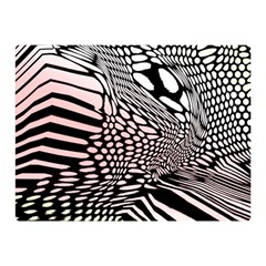 Abstract Fauna Pattern When Zebra And Giraffe Melt Together Double Sided Flano Blanket (mini)  by BangZart