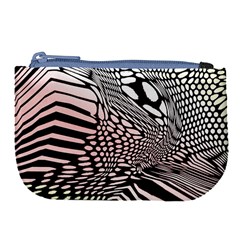 Abstract Fauna Pattern When Zebra And Giraffe Melt Together Large Coin Purse by BangZart