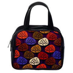 Colorful Trees Background Pattern Classic Handbags (one Side) by BangZart