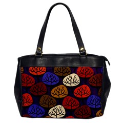 Colorful Trees Background Pattern Office Handbags by BangZart