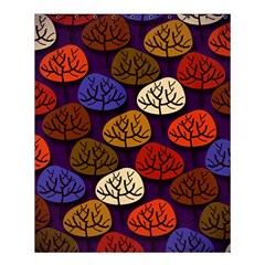 Colorful Trees Background Pattern Shower Curtain 60  X 72  (medium)  by BangZart