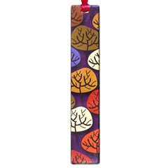 Colorful Trees Background Pattern Large Book Marks by BangZart