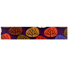 Colorful Trees Background Pattern Flano Scarf (large) by BangZart